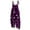 Purple, variant on Fgvctg Valentine's Day Womens Jumpsuits Wide Leg Pant Trendy Love Heart Print Overalls Sleeveless Romper Spaghetti Straps Jumpsuits Loose Bib Overalls Sprimg Clothes With Pockets Hot Pink 3XL