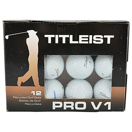 Nitro Golf Pro V1 Golf Balls, Used, 12 Pack (Best Place To Sell Used Golf Balls)