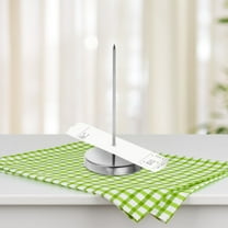 LEORX Desk Receipt Holder Receipt Holder Plastic Silver for Office 1Pack