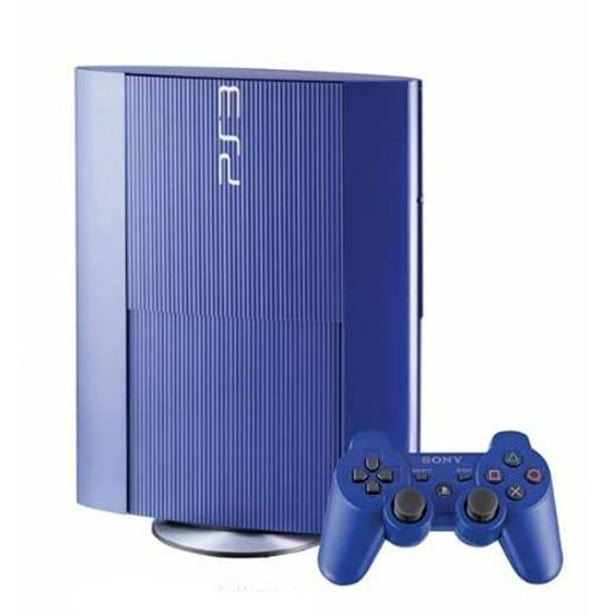Restored Sony PlayStation 3 250GB Console Blue Azure CECH-4201B  (Refurbished)