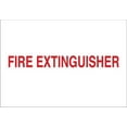 thumbnail image 1 of BRADY 122892 Fire Extinguisher Sign, 7 x 10In, Red/Wht, 1 of 1