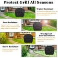 thumbnail image 4 of 58 inch BBQ Gas Grill Cover, Waterproof, Rip-Proof, Weather & UV Resistant, Fits Grills of Weber, 4 of 8