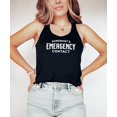 thumbnail image 2 of Somebody's Emergency Contact Tank Top for Women Funny Sleeveless Tee for Ladies Black Tank Top XX-Large, 2 of 4