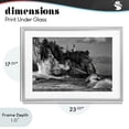 thumbnail image 4 of Stupell Industries Transitional Rising Tide at Cape Gray Framed Print Under Glass, 23 x 17, by Rick Berk, 4 of 8