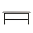 thumbnail image 6 of BizChair Commercial 72x36 Conference Table with 1" Thick Double Sided Laminate Table Top with PVC Edging and Heavy Duty A-Frame Steel Base, Gray Oak, 6 of 10