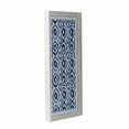 thumbnail image 5 of Set of 2 Blue and White Hanging Sculptures, Modern Wall Art Decor, 12.5" x 24.5", 5 of 5