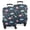 Dark Blue Themed, variant on Dark Blue Themed Dinosaurs Pattern Luggage Cover Fashion Suitcase Cover Baggage Covers Fit 25-28 Inch Luggage (Go Travel)