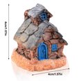 thumbnail image 4 of Injueey Decoración Jardín Piedra Casa Adorno Artificial Village Cottage Rock Escultura DIY Arte Artesanía Castillo Paisaje Hogar Patio Decoración, 4 of 6