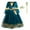 B, variant on Girls Medieval Costume Hallowen Cosplay Princess Dress, Little Girls for 3-9Y
