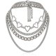 thumbnail image 1 of Gargantilla Collar - Gargantilla Forma Corazones Collar Clavícula Afortunado Sencillez, 1 of 5