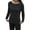 Black, variant on Womens Tops Solid Color Boat Neck Flare Long Sleeve Street Petite Clothing for Women,White,S