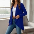 thumbnail image 4 of Amkhujs Fall Cardigan for Women Elegant Work Office Open Front Cardigan Casual Loose Long Sleeve Tops, 4 of 9