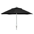 thumbnail image 3 of 9' Oct Home Patio Umbrella 8 Rib Crank Champagne Bronze with Black spun acrylic canopy, 3 of 9