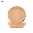 thumbnail image 2 of Travelwant 50Pcs/Set Air Fryer Disposable Paper Liner Round Non-Stick Parchment Paper Liners, Oil-proof, Water-proof Cooking Baking Roasting Filter Paper for Air Fryers Basket, 2 of 7