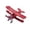 Red, variant on Vintage Iron Airplane Model, Blue Retro Tin Aircraft Figurine, 1 Piece Decorative Plane Statue For Living Room Shelf Office Desk Coffee Table Home Decor Gift For Aviation