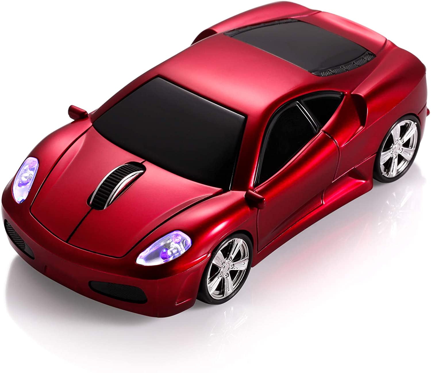 MANCHE 2022 Sports Car Computer Mouse [Updated] with LED Headlights