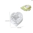 thumbnail image 1 of Diy cristal gota pegamento hoja portavelas molde de silicona aromaterapia yeso hoja vela base adorno molde, 1 of 2