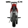 thumbnail image 4 of Razor MX400 Dirt Rocket Electric Bike, Age 8+, 14 Mph, 30-Min Run, 140lb Max, Red, 4 of 12