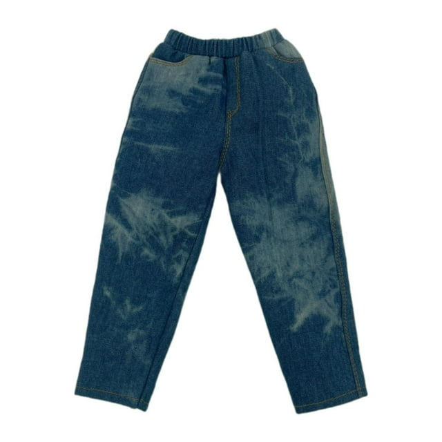 Prenda vaquera de moda 1/6, pantalones en miniatura para modelo de muñeca de 12 pulgadas, accesorios de vestir para figuras