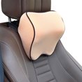 thumbnail image 1 of fastboy Headrest Pillow For Car Pain Relief And Relaxing Support Breathable Fabric Auto Car Neck Pillow Beige, 1 of 6