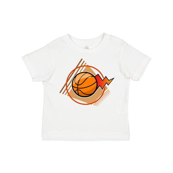 Inktastic Basketball with Stylized Net and Court Boys or Girls Toddler T-Shirt