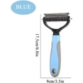 thumbnail image 3 of Pet pro grooming tool for cats dogs,2-Sided Dematting & Deshedding Comb for Dogs & Cats,Versatile Undercoat Detangler Brush for Shedding,Matted Hair & Fur Remover Tool, 3 of 10