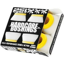 Bones Hardcore 4 Pack Medium White/Yellow Bushings