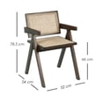 thumbnail image 2 of Ilios Innova | Set de 2 Sillas Jean de madera y ratán sintético con respaldo y asiento trenzado, para comedor, sala u oficina., 2 of 9