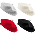 thumbnail image 1 of boinas de 4 colores, estilo francés, elegantes gorros de tendencia para mujeres y niñas., 1 of 4