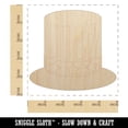 thumbnail image 2 of Fourth of July Patriotic Hat Wood Shape Unfinished Piece Cutout Craft DIY Projects - 4.70 Inch Size - 1/8 Inch Thick, 2 of 7
