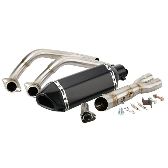 For Yamaha MT07 / FZ07 2014-2020 Modified Escape Motorcycle Exhaust Muffler Link Pipe 51MM Slip-on Tube System
