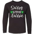 thumbnail image 3 of Inktastic St Patricks Irish Lassie Long Sleeve Youth T-Shirt, 3 of 5