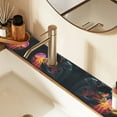 thumbnail image 2 of Yayeee Faucet Mat for Kitchen Sink 14.7" Diatomite Long Splash Guard Pad, Black Astronaut, 2 of 7