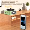 thumbnail image 6 of Bluetooth 5.3 Magnetic Tape Rotatable Speaker, Retro Wireless Record Player, Surround Sound, 800mAh Battery, 4H Usage, USB/T Flash Card/AUX Playback, Desktop Ornament, Gift Choice, 6 of 9