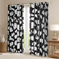 thumbnail image 2 of Castle Fairy Camouflage Leopard Print Black Out Curtains for Teens Adults,Abstract Camo Cheetah Print Curtains Pack of 2 (42x63 Each),Vintage Aesthetic Bedroom Curtains,Super Cozy Room Decor, 2 of 6