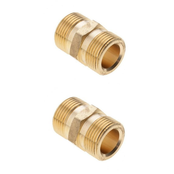 2 pcs Pressure Washer Connector M22x 1.5mm Coupler 14mm+15mm