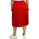 thumbnail image 3 of Falda plisada Roman Fashion talla extra, 715 (Rojo) rojo 42 Roman Fashion F-ELY-715-ROJO, 3 of 6
