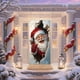 thumbnail image 4 of Decoraciones navideñas, adornos navideños, regalos de Navidad. Cubrepuertas navideño para puerta con diseño de muñeco de nieve. Cortina de poliéster disponible., 4 of 6
