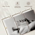 thumbnail image 6 of Elephant Stock Spa Facial Wall Art - Horizontal Multi Panel Canvas - Living Room Wall Decor - Wellness Multi Panel - Gray And Decor - 65" x 42", 6 of 8