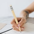 thumbnail image 4 of MLINS 50Pcs Short Writing Pencils Kids Writing Pencils Log Short Pencils Erasable Short Pencils, 4 of 7