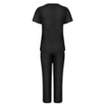 thumbnail image 3 of hengsof Scrubs Set for Women Nurse Uniform Jogger Suit Stretch Top & Pants with Multi Pocket for Nurse Esthetician Workwear, 3 of 8