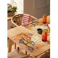 thumbnail image 3 of Thanksgiving Pumpkin Farm Truck Placemats Set of 4,Wipeable Washable Table Mats for Dining Tables,Fall Maple Leaves Orange Gradient Place Mats for Kitchen Event Party Tabletop Decor, 3 of 7