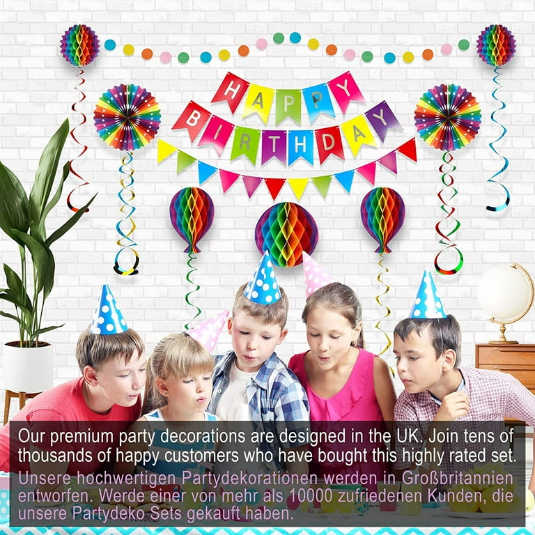 Itsy Bitsy Party Co Birthday Banner & Streamers Party Decorations