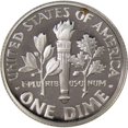 thumbnail image 2 of 2007 S Roosevelt Dime Choice Proof Clad 10c US Coin Collectible, 2 of 2