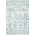 thumbnail image 4 of SAFAVIEH Blossom Aspen Geometric Wool Area Rug, Blue/Ivory, 8' x 10', 4 of 8