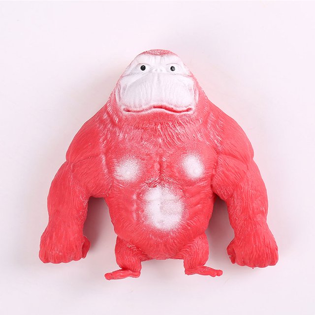 Muñeca orangután divertidos juguetes para amasar accesorios de juego pegamento suave TPR para regalos de fiesta para niños Likrtyny juguetes de los niños