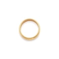 thumbnail image 3 of 14k Yellow Gold 3mm Milgrain Half Round Wedding Band Size 5, 3 of 6