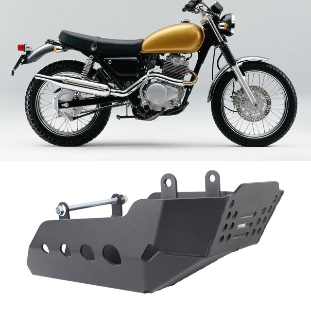 Motorcycle Engine Chassis Guard, Impact Proof Rustproof Long Durability Skid Plate Engine Guard Improve Riding Safety Aluminum for CL250 CL300 CL500 SCL500