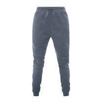 HOMBOM Sweatpants Joggers Women Dark Gray High Elastic Waist Running Gym Sports Athleisure Long Slim Straight Women Pants Under $10 L
