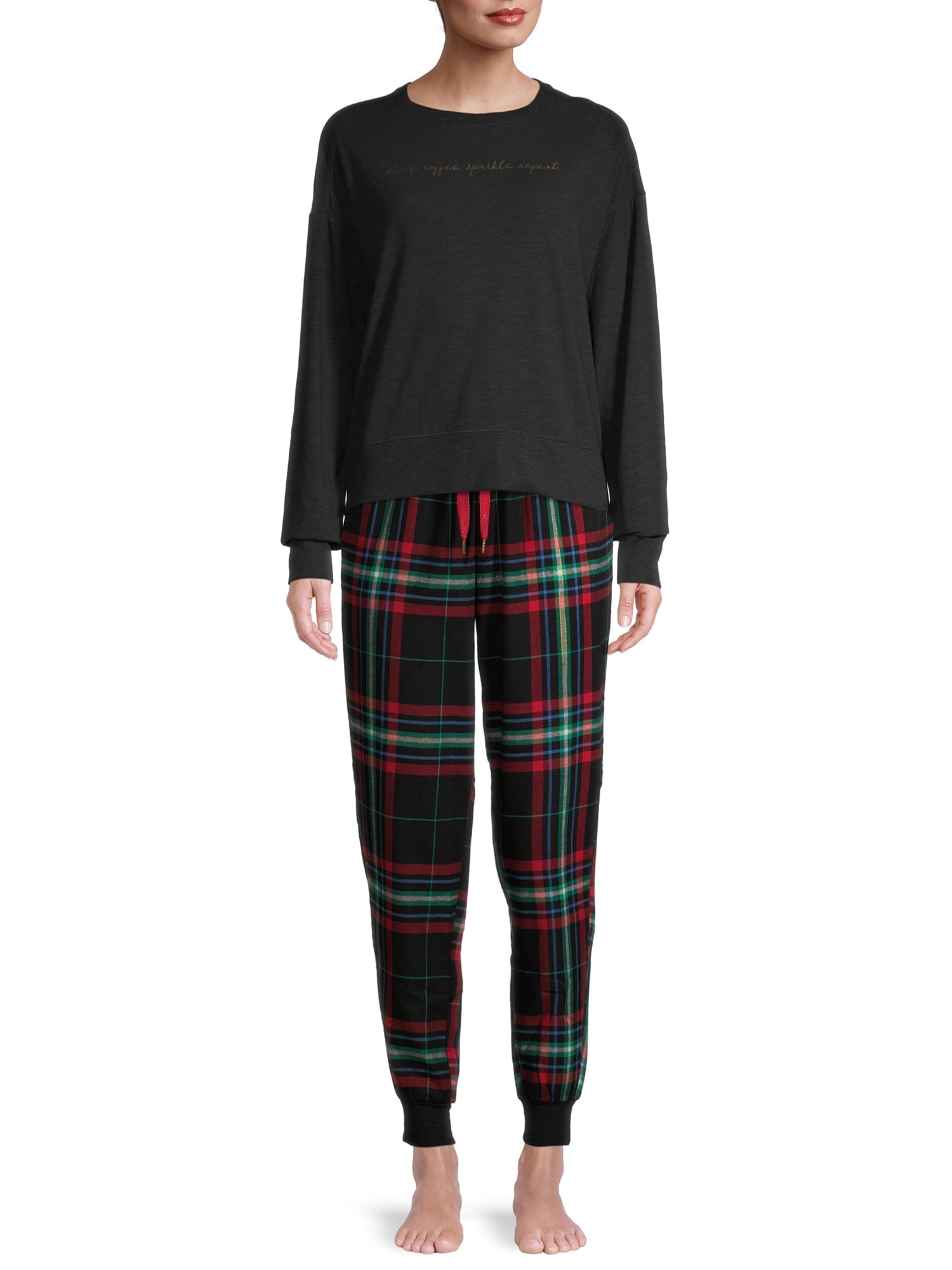 Secret Treasures Women's Plaid Flannel Joggers